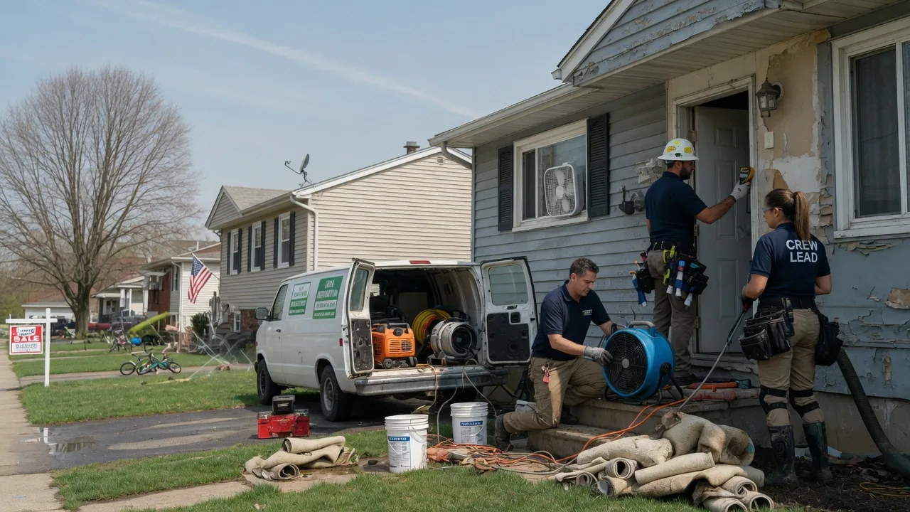 Flood Cleanup in Merchantville, NJ near me